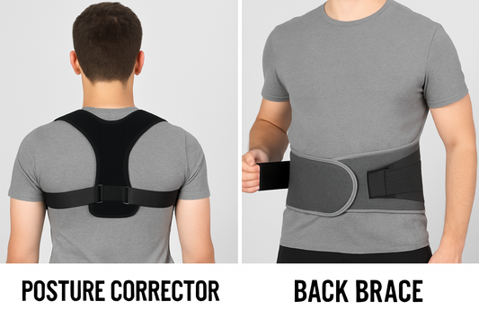Posture Corrector vs Back Brace: What’s the Difference and Which One Do You Need?