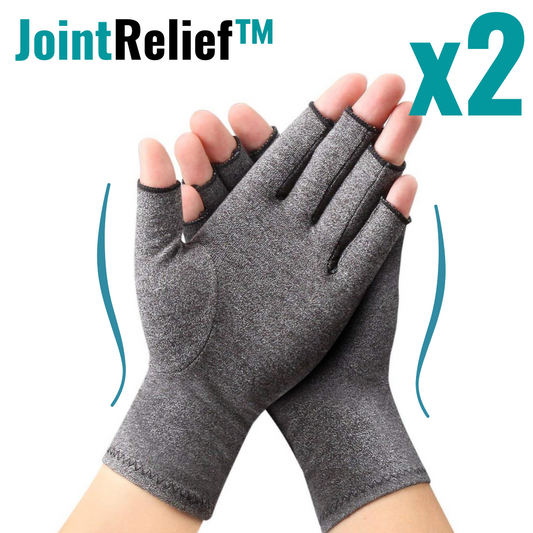 JointRelief™ Compression Gloves (2 Pairs - Bundle Deal)
