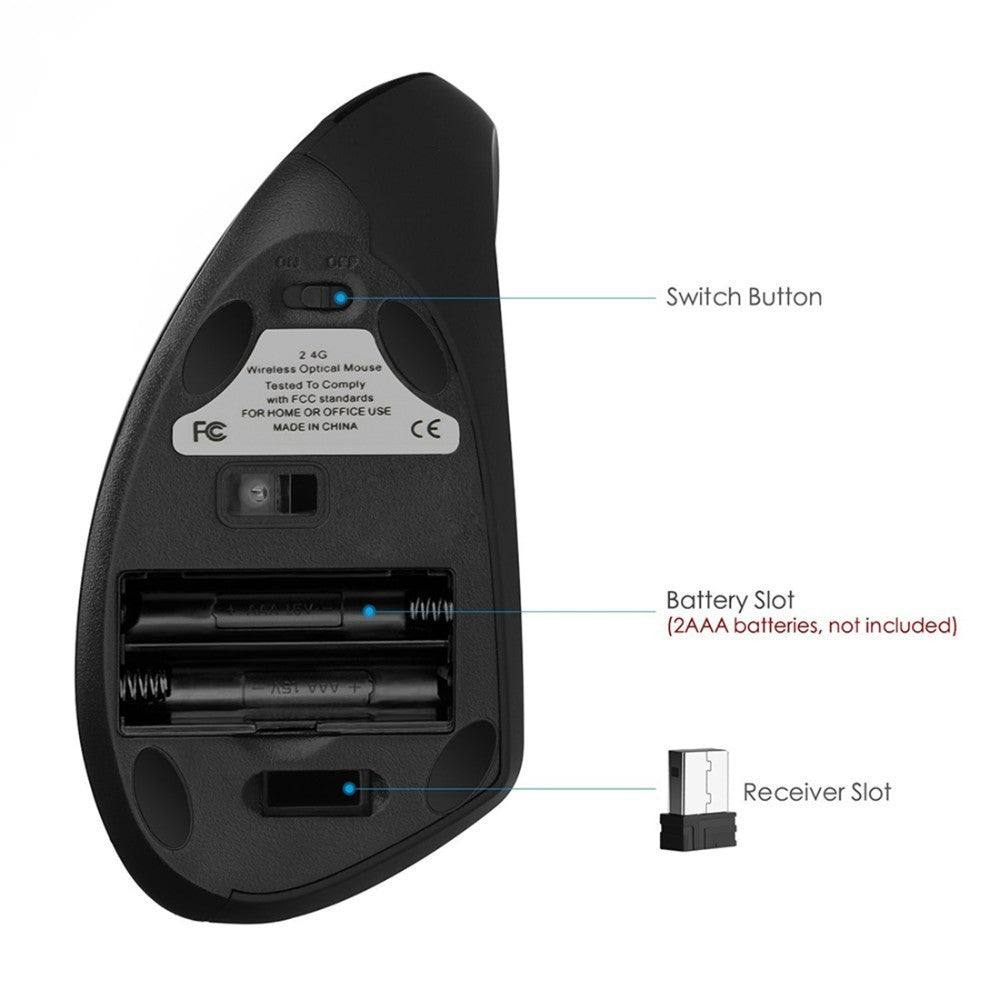 BetterSpine™ Wireless Vertical Mouse