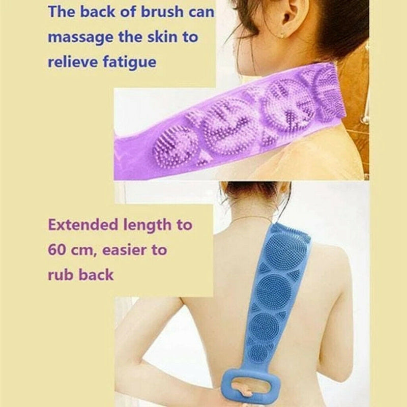 3 Double-Sided Exfoliating Back Scrubber
