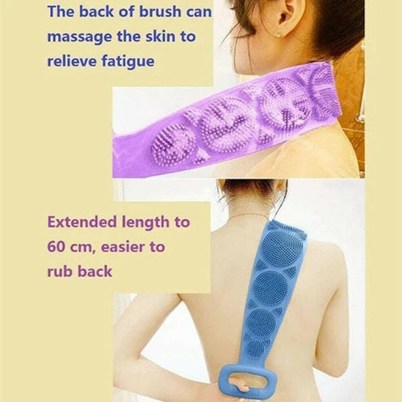 3 Double-Sided Exfoliating Back Scrubber