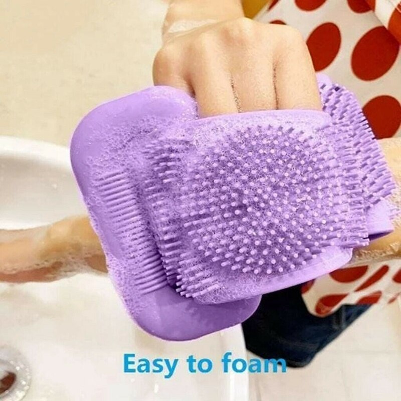 2 Double-Sided Exfoliating Back Scrubber