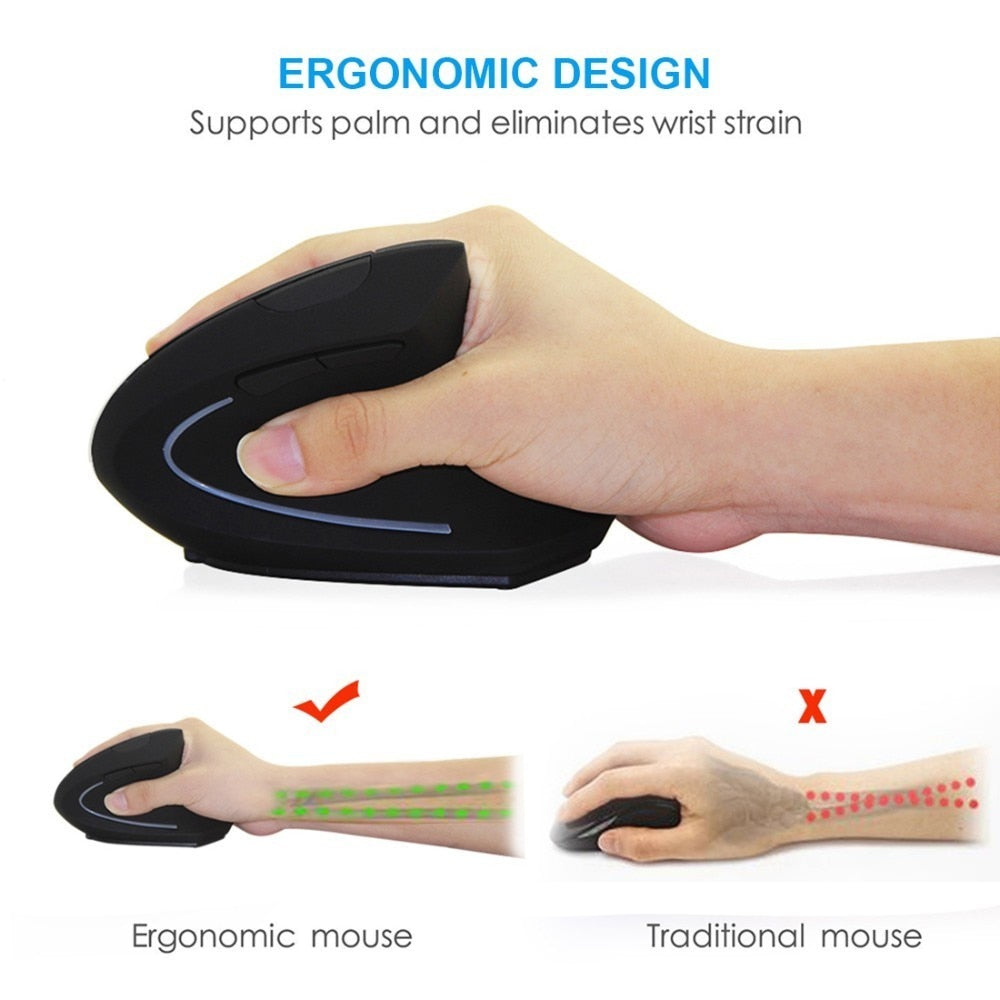 BetterSpine™ Wireless Vertical Mouse