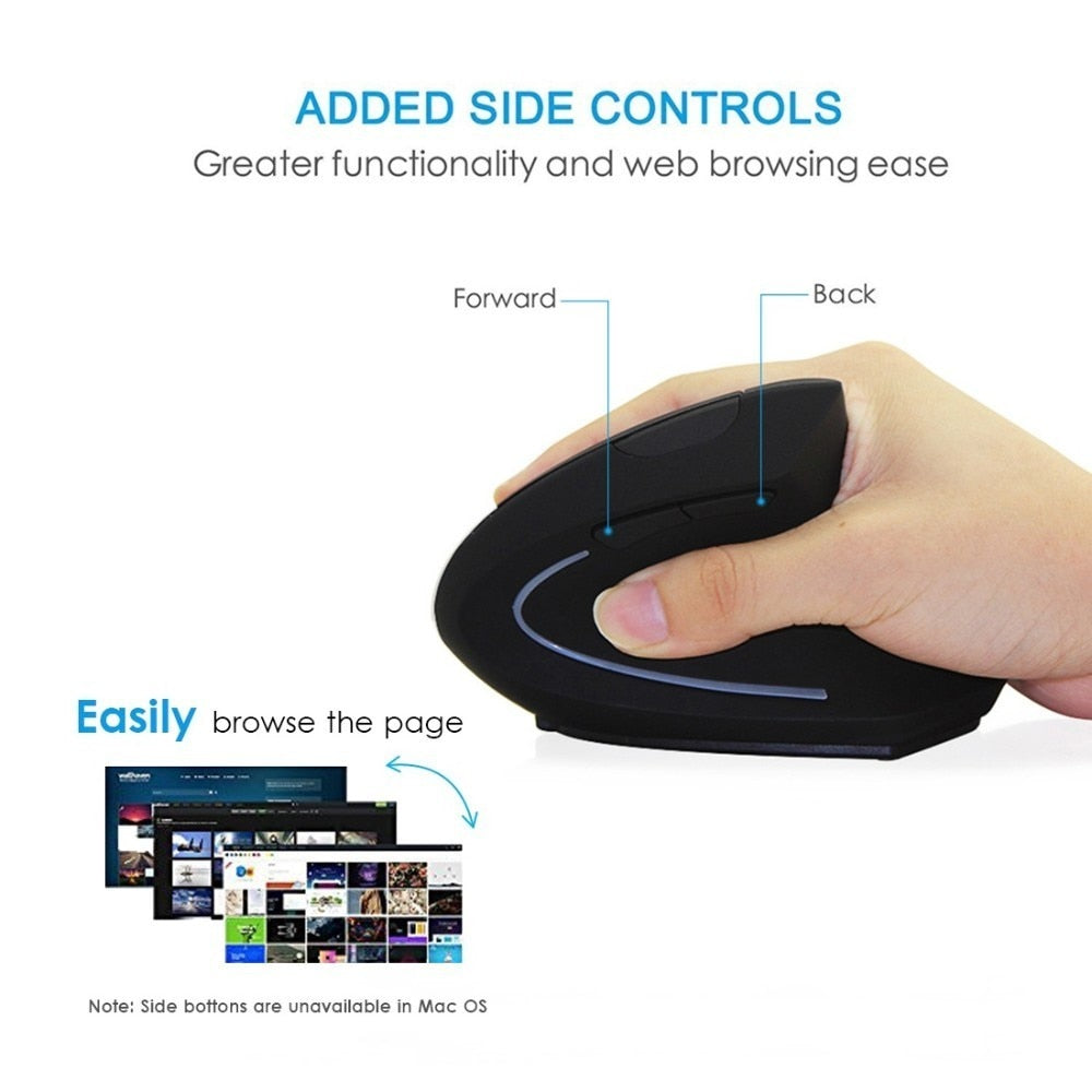 BetterSpine™ Wireless Vertical Mouse