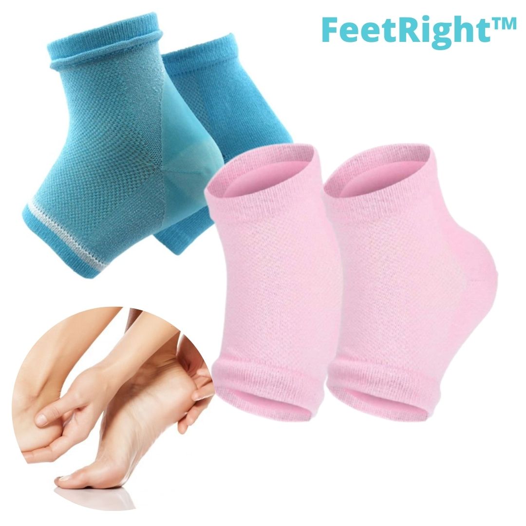 FeetRight™ Deep Moisturizing Heel Socks (Pair)