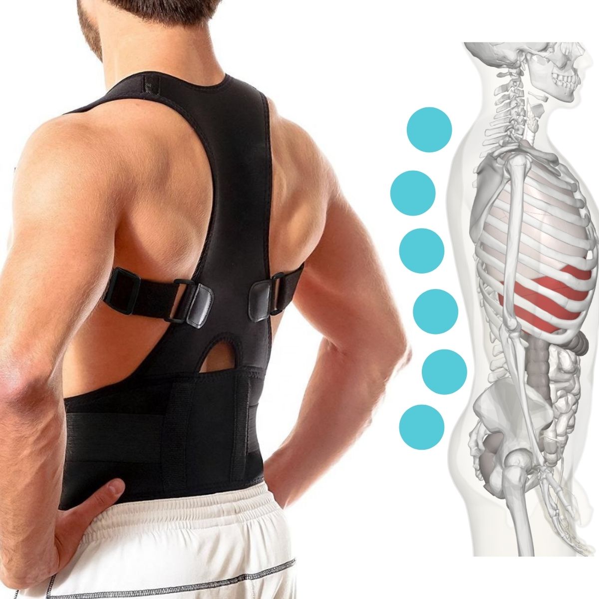 BetterSpine® Full-Back Posture Corrector