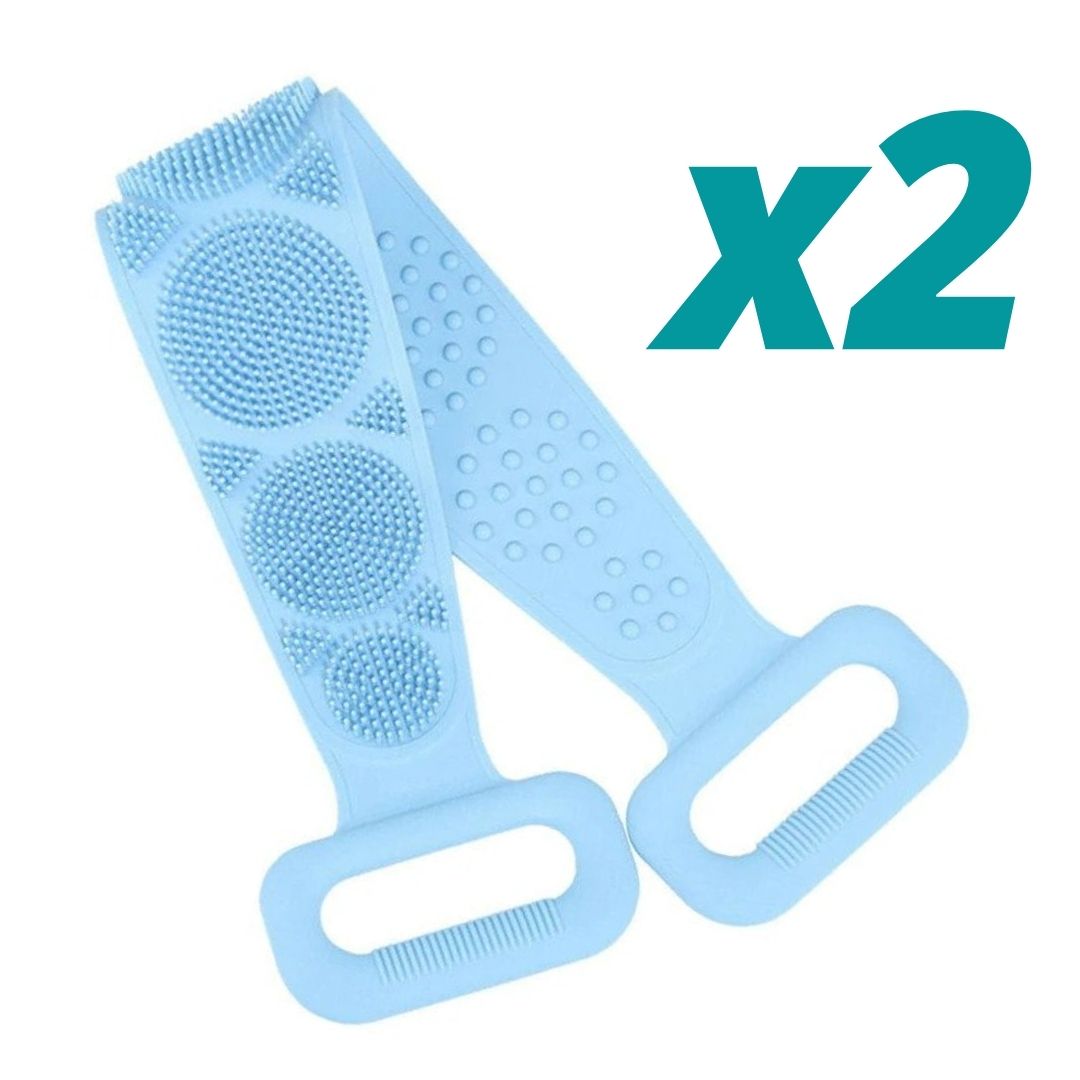 2 Double-Sided Exfoliating Back Scrubber